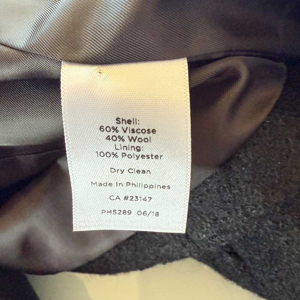 Talbots Black Double Breasted Fully Lined Wool Ja… - image 8